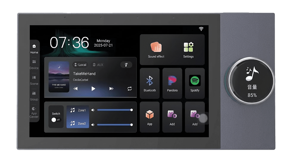 Q10 Pro 10" Smart Automation Hub with Wired & Bluetooth Speakers (Q10Pro-8CH)
